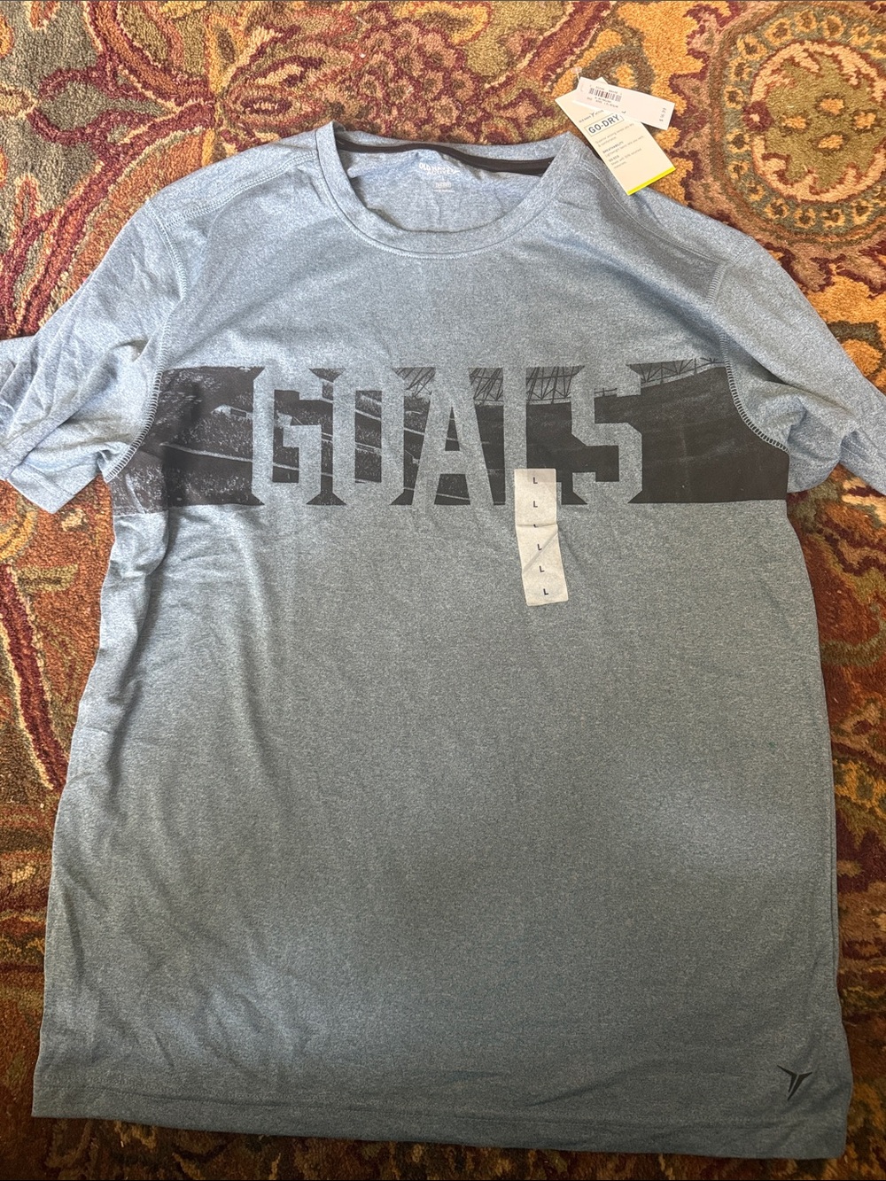 Old Navy Men's Short-Sleeve Graphic Tee in Light Blue active wear